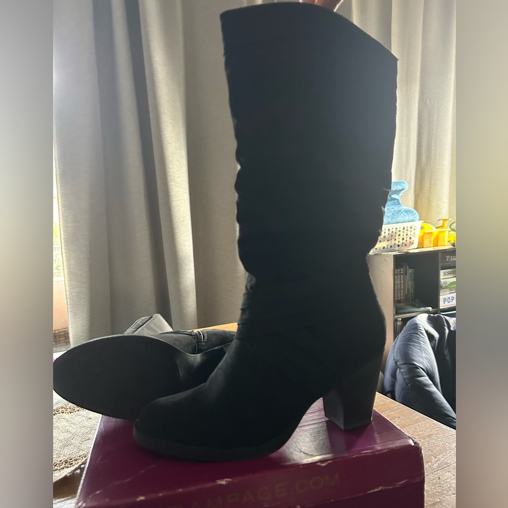 Rampage Eleasa Women’s Suede Boots 9m